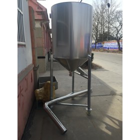 塑料造粒機裝袋機塑料顆粒專用料倉存料一噸帶風機