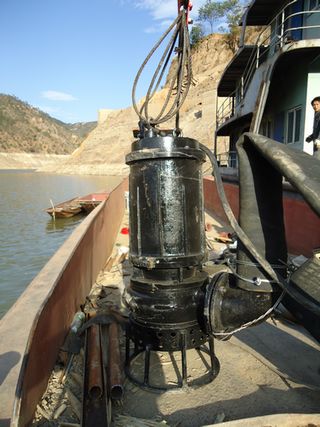 船用河道吸砂泵-潜水搅拌河沙泵-高效耐磨排沙泵
