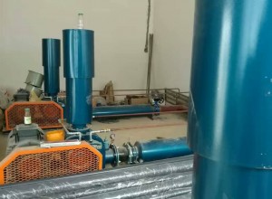 陸河羅茨風機 3KW，糧食輸送羅茨鼓風機 供應