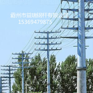 邵阳市10米直线钢杆 双回路电力钢管杆 打桩施工