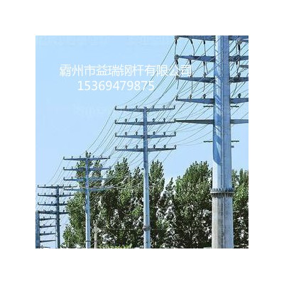 邵阳市10米直线钢杆 双回路电力钢管杆 打桩施工