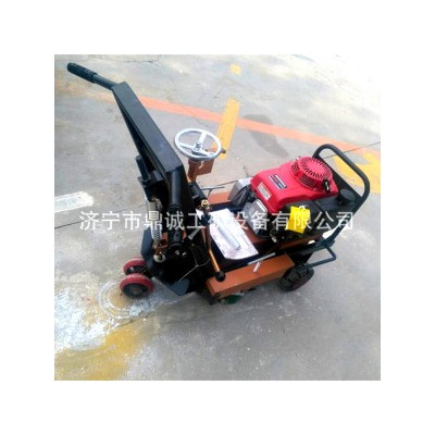 鼎誠手推式公路廢舊斑馬線除機_冷噴式標志線清除機圖片舊線除線機