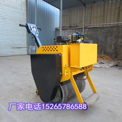 合肥市小型振動壓路機 一輪鋼輪軋道機 宣土泥土壓實機