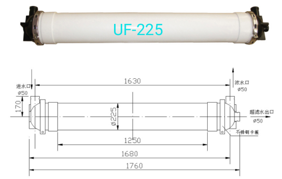 UF-225超滤膜超滤膜设备PVDF超滤膜