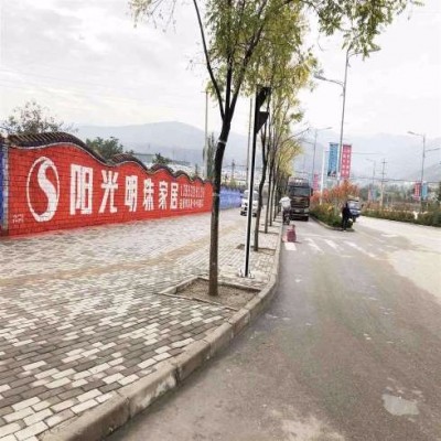 達州墻面噴繪廣告公司7道工序精心打磨