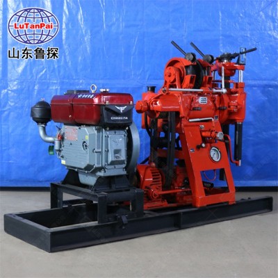 柴油机XY-100液压地质工程钻机全自动岩石抽芯钻探机