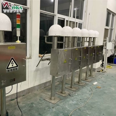 大型海洋油庫新型交互式蜂窩雷電預警防護升降避雷針一體化系統