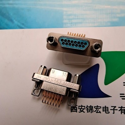 彎孔插座J30J-15TJWP7-J印制板矩形連接器供應