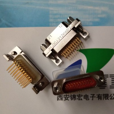 主營產品J30J-21ZKW-J矩形連接器彎式插座供應