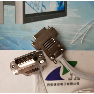 帶電纜尾夾J30J-21ZKP-A壓接式矩形連接器生產供應