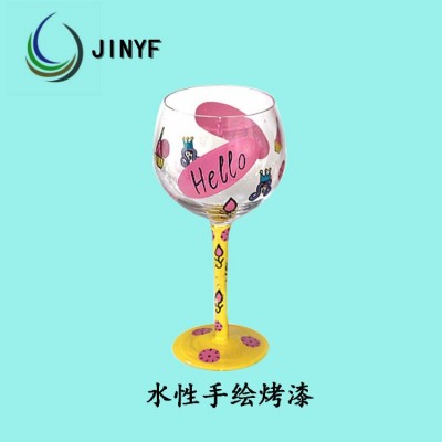 水性玻璃手繪烤漆 環(huán)保手繪玻璃漆