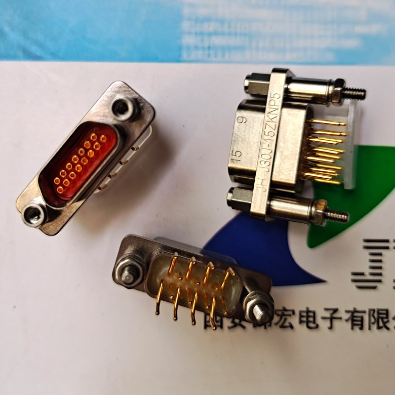 PCB插座J30J-15ZKN连接器直插式接插件供应中