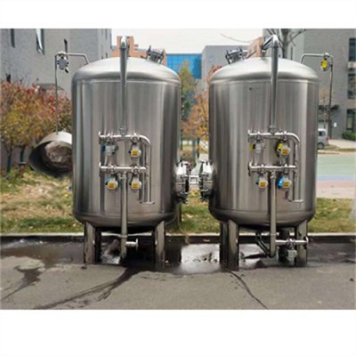 淅川鴻謙污水處理設備除鐵除錳化工過濾非標來圖
