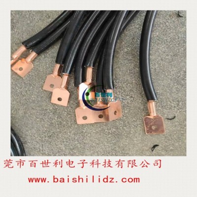 厂家供应大型设备连接线，绝缘的电流铜绞线软连接
