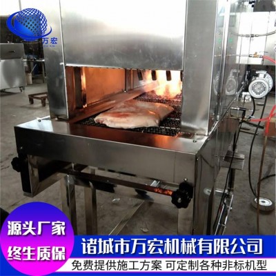 豬頭燒毛機制造商 帶皮豬肉燒毛機