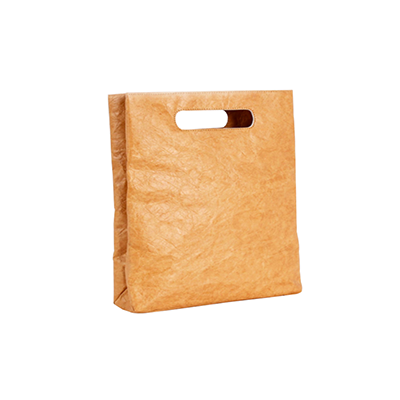 厂家定制牛皮纸袋新款水洗纸袋手提包午餐包礼品袋撕不烂袋定做