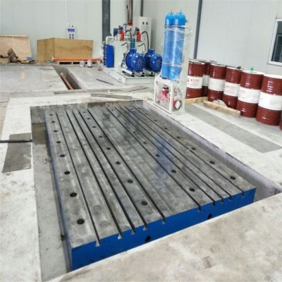 T型槽检验平板 大型试验铁地板 划线平台灰铸铁工作台