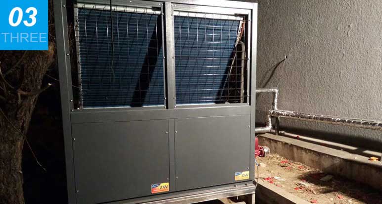 20P超低溫冷暖型空氣源熱泵工程案例