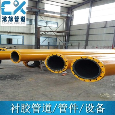 襯膠管道 化工管道襯四氟鋼管 模壓 河北滄旭管件