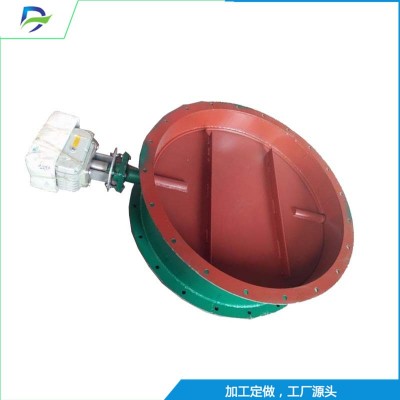 供應通風蝶閥 圓口法蘭連接給料機 管道通風閥門