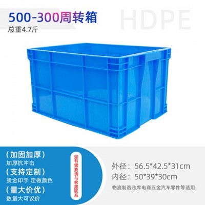 貴州廠家直發(fā)-加厚耐用藍(lán)色箱-塑料周轉(zhuǎn)箱-玩具箱