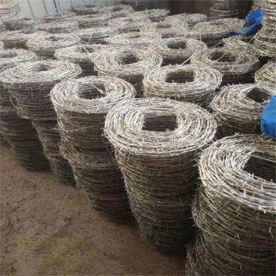 河北鍍鋅刺繩廠家供應南京圈地鐵蒺藜金華鍍鋅鐵絲網