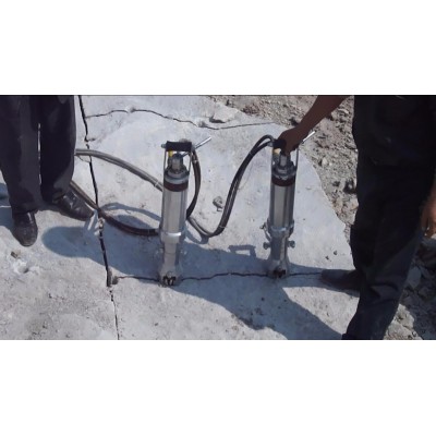 靜態(tài)液壓破石頭設(shè)備液壓劈裂機(jī)開采巖石千噸