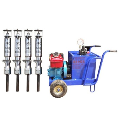 比破碎錘開采巖石方量高的機(jī)械液壓劈裂機(jī)