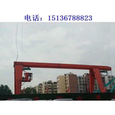 黑龍江綏化龍門吊出租廠家10噸葫蘆式門機(jī)多少錢