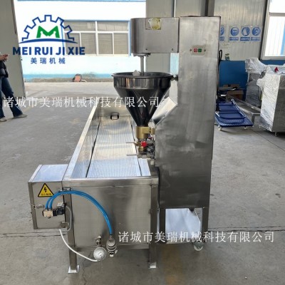 小型商用魚丸機 肉丸全自動成型機 豬肉丸加工生產線