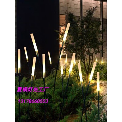 蘆葦燈氛圍庭院燈防水室外草坪燈草地燈景觀燈花園別墅燈夏桐工廠