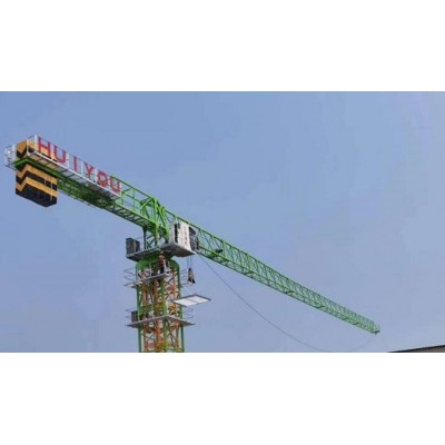 漯河QTZ80全变频平头塔吊起重臂高度2.3米高起重量6T