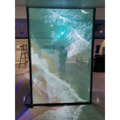 NDFOS全息膜 透明玻璃贴膜 空中成像 橱窗投影膜