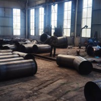 礦用防逆流鐵風(fēng)筒 800mm彎頭 擋板支撐 堅固耐用