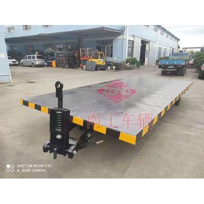 無動(dòng)力叉車牽引平板拖車8噸