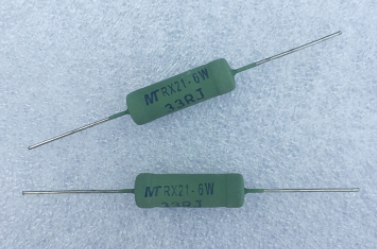 5W6W电阻RX21功率型被漆绕线电阻器39R