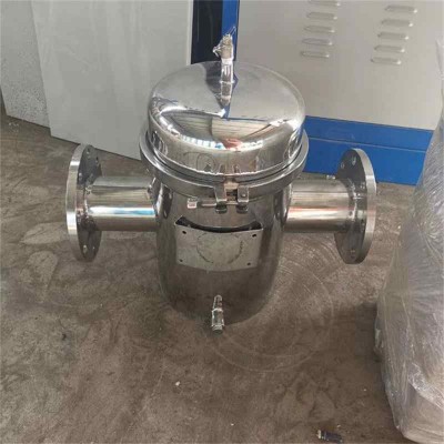 不銹鋼籃式過濾器 立式網(wǎng)籃式除污器鶴崗