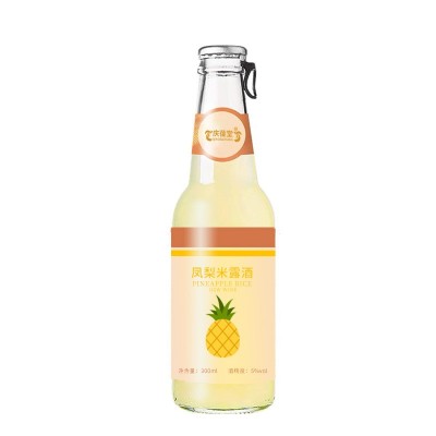 蜂蜜果酒貼牌加工 oem微醺低度果酒雞尾酒配制酒代工山東麒恒