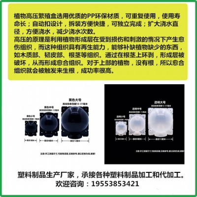 植物高壓繁殖盒，嫁接盒，提高植物成活率