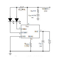 SD8083B是一款帶OVP 保護的單節鋰離子電池充電器