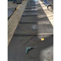 帶接頭式除鐵器皮帶 環形卸鐵皮帶 膠條一體式刮板除鐵器皮帶