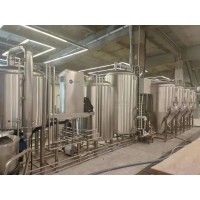 河北生产啤酒厂酿啤酒设备的厂家日产5吨啤酒设备大型啤酒设备厂家